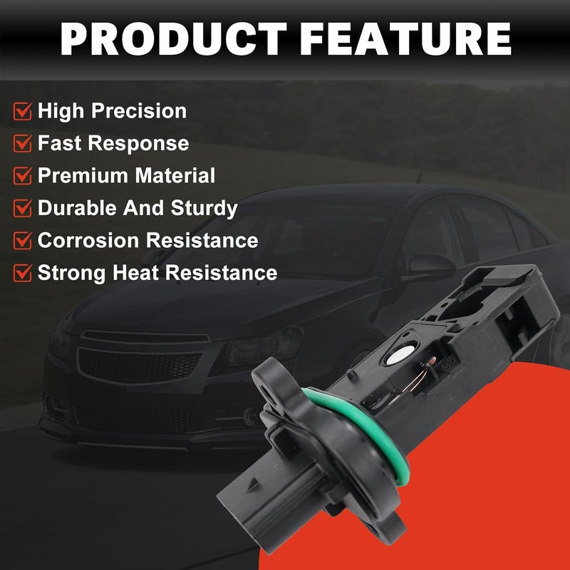 USTAR Mass Air Flow Sensor Meter Compatible with Chevy Cruze Sonic Trax Buick Encore Verano Replaces# 12671624 13432262 0280218419 - Image 4